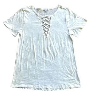 Socialite Modal Cotton Cross Neckline Top